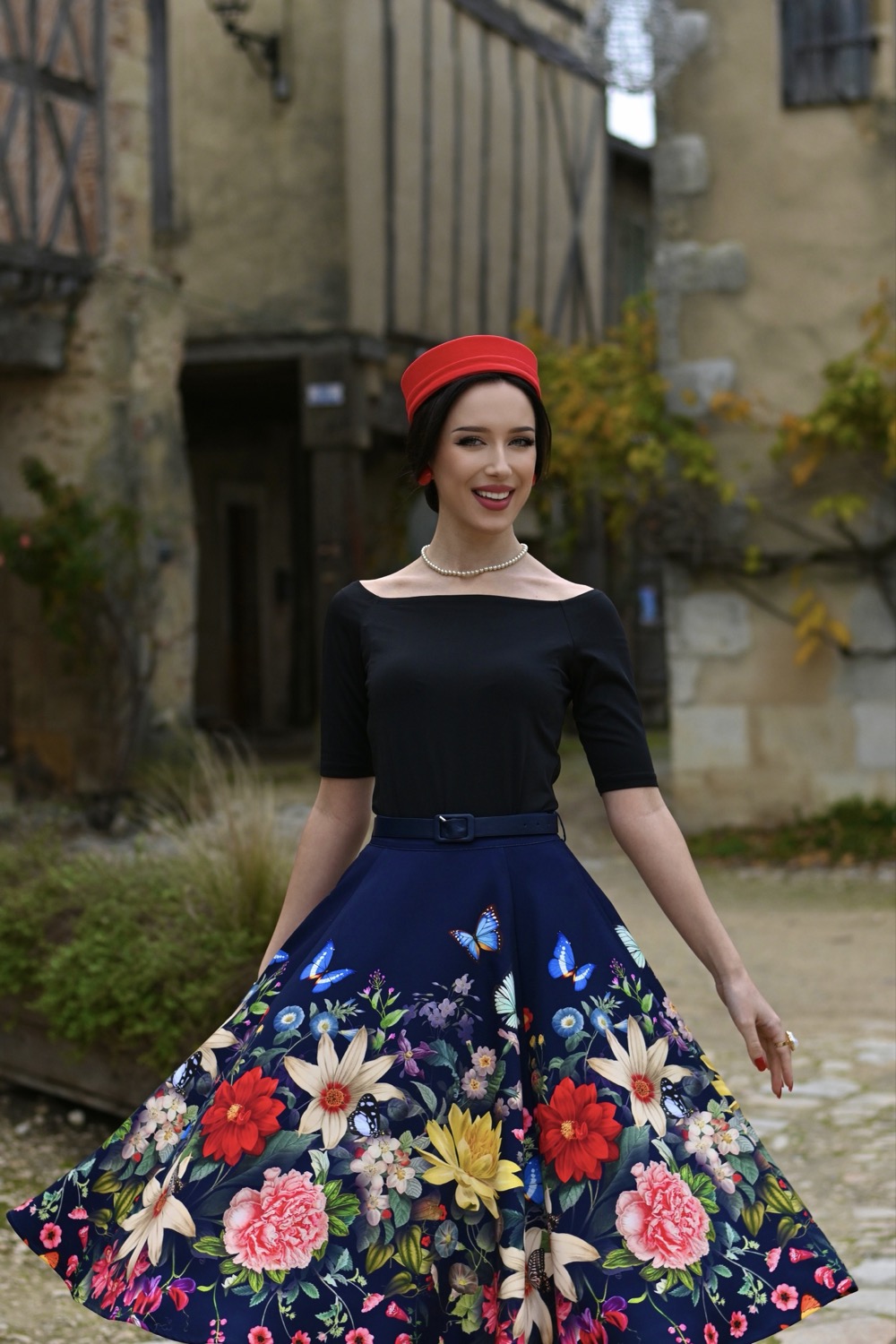 Butterfly Meadow Swing Skirt
